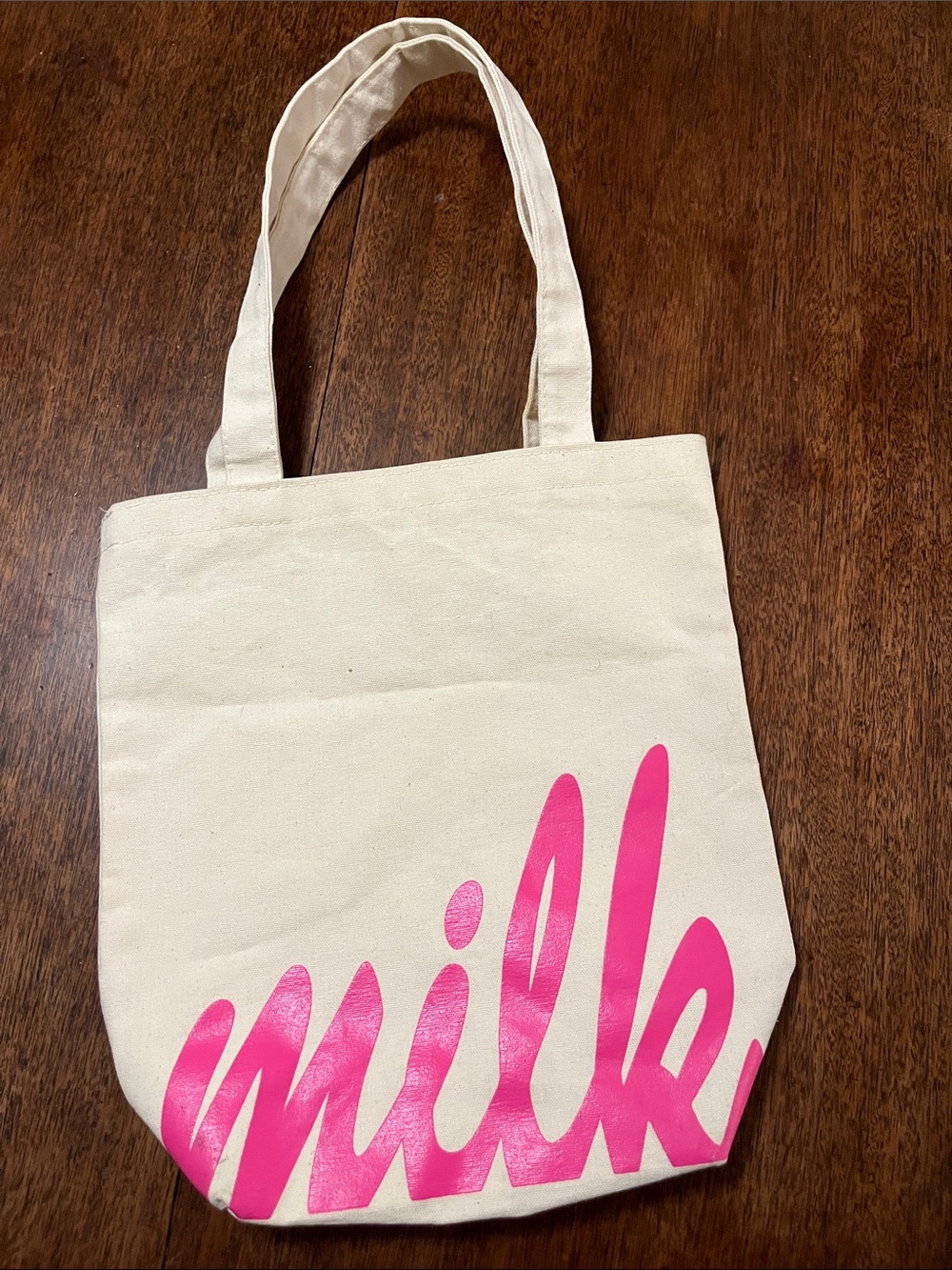 Milk Bar Cream Canvas Tote